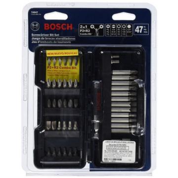 *NEW* Bosch T4047L 47 Pc. Multi-Size Screwdriver Bit Set