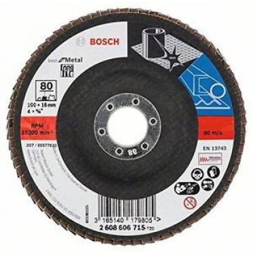 Bosch 2608606715 - Disco Lamellare, Diametro 100 mm, Diametro foro 16 mm, 80 gir