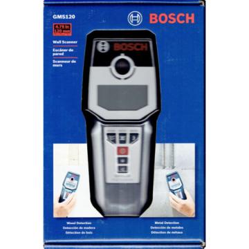 New Bosch GMS120 Multi-Mode Wall Scanner for Wood, Metal &amp; AC w/ Priority Mail