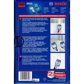 New Bosch GMS120 Multi-Mode Wall Scanner for Wood, Metal &amp; AC w/ Priority Mail