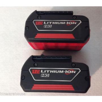 NEW 2 (TWO) Bosch BAT619 18V Litheon 3.0 Ah Fatpack Batteries Lithium Ion