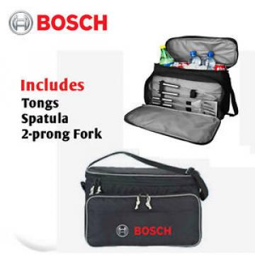 Bosch 3 Pc BBQ Set/Cooler Bag Outdoor Barbecue Tools Travel Bag for Contractors