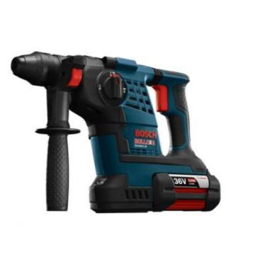 36-Volt Lithium-Ion 1-1/8 in. Cordless Rotary Hammer Drill Hand Tool Blue + Case