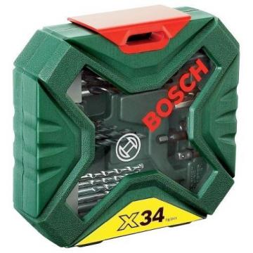 New Bosch X-Line Classic Drill and Screwdriver Bit Set, 34 Pieces, Screw Driver