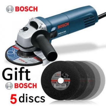 Bosch GWS 6-100 Slide Switch  Angle Grinder 4-1/2&#034; + 5pcs meta&amp;steinless cutting