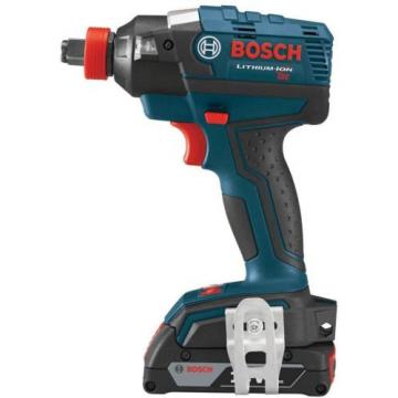 Bosch Impact Driver Kit Cordless 18 Volt Lithium-Ion Brushless 1/4 in. Hex