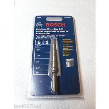 Bosch SDH6 3/16&#034; to 1/2&#034; High Speed Steel Step Drill Bit