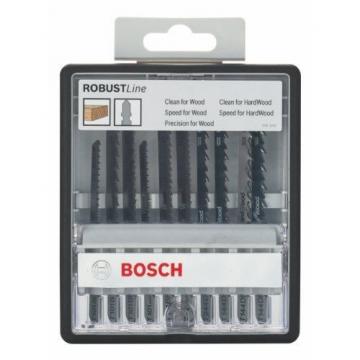Bosch 2607010540 Wood Jigsaw Blade Set (10-Piece)