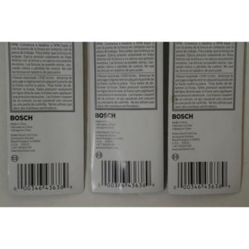 (3 Pack) Bosch BM2004 7/32 in. x 2 in. x 4 in. Carbide Fast Spiral Masonry Bit