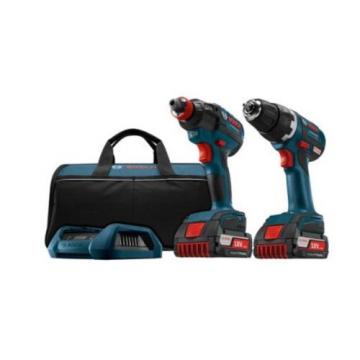 2-Tool 18-Volt Lithium-Ion Cordless Wireless Combo Kit Drill Driver Charger Bag