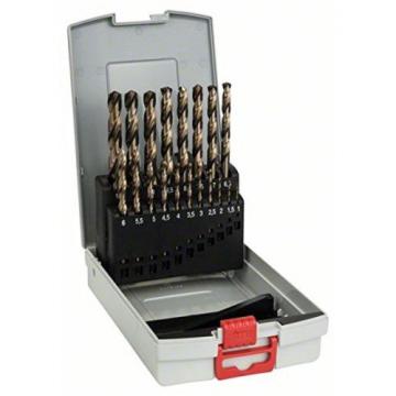 Bosch 2608587014 HSS-CO Metal Drill Bit Cassettes1-10 mm (pack of 19) 19-... NEW