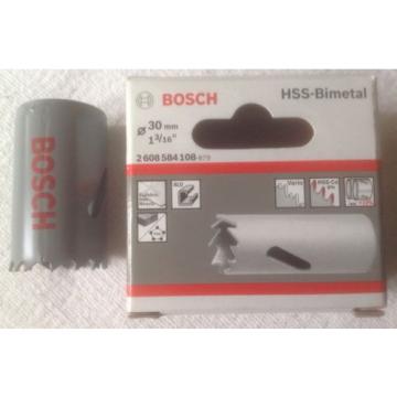 Bosch HSS bi-metal holesaw for standard adapters 30 mm. 1 3/16&#034; 2608584108