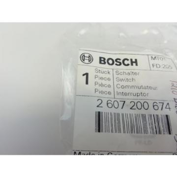 Bosch #2607200674 New Genuine OEM Switch for 2607200093 1210 1582 B4300 1584DVS+