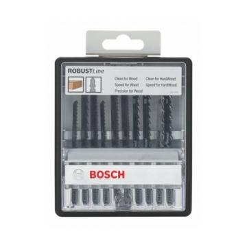 Bosch 2607010540 Wood Jigsaw Blade Set (10-Piece)