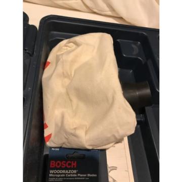 Bosch Planer Model 1594 Corded Electric 6.5 AMP 3-1/4&#034; Hard Case Bag Extr Blades