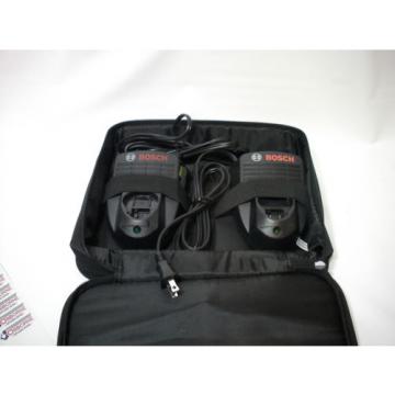 X2 Bosch BC330 Batterie chargers with case