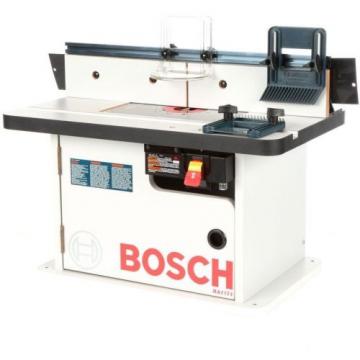 Router Table Bosch Cabinet Style Benchtop Tool Adjustable Laminated Power Wood