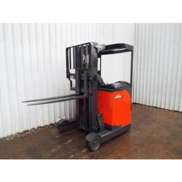 LINDE R10CS USED REACH FORKLIFT TRUCK. (A01738) PRICE REDUCED