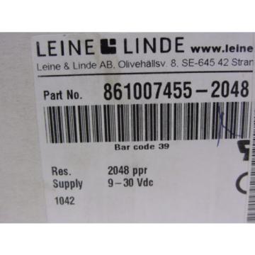 LEINE LINDE 861007455-2048 Heavy Duty Hollow Shaft Encoder, Incremental, 2048ppr