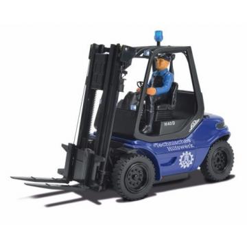 Carson Blue Forklift Linde H 40 D + Pallet Cargo RC Model Car 1:14 Genuine New