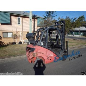 LINDE 2.5 TON USED FORKLIFT: AUTO, LPG &amp; SIDE SHIFT 2005 MODEL - ONLY 6765 HOURS