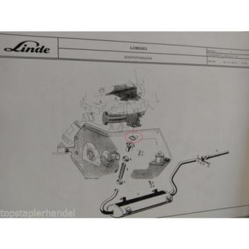 Seal Exhaust system Linde no. 0009611023 Type H12/15/16/18 BR 330,350