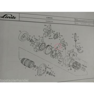 Spazzole Carbone Motore Di Trazione Linde No. 0009718177 Tipo E12/14/15/16/18-02
