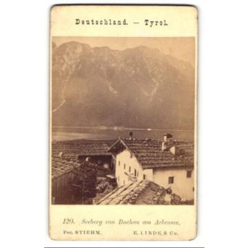 Fotografie E. Linde &amp; Co, unbekannter Ort, Ansicht Buchau am Achensee, Motiv mi