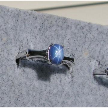 SECOND QUALITY LINDE LINDY &amp; BLACK STAR SAPPHIRES DO IT YOURSELF .925 SS RINGS