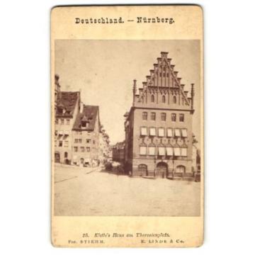 Fotografie F. Linde &amp; Co., unbekannter Ort, Ansicht Nürnberg, Klette´s Haus am