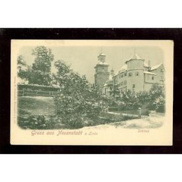 AK Gruss aus Neuenstadt a. Linde Schloss 1900