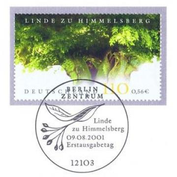BRD 2001: Himmelsberg-Linde Nr 2208 mit dem Berliner Ersttags-Sonderstempel! 1A!