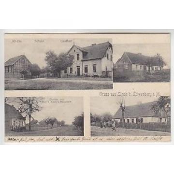 16816 Linde Dorfstr. Gasthof Schule 1909  (r2348)