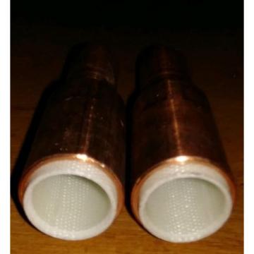 2 NOS ESAB Linde #8 MIG Nozzle Copper 998893 No. 8 for ST-23 and ST-23A Mig Gun