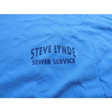 Steve Linde Sewer Service &amp; Portable Toilets T-Shirt, XXL, Berlin, MA, VGUC