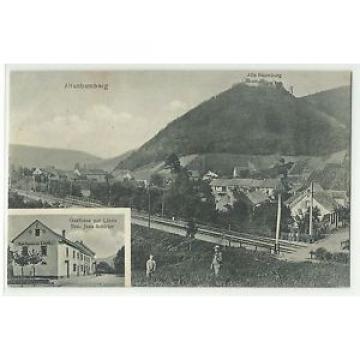 Altenbamberg Gasthaus zur Linde &amp; Bahnübergang 1910