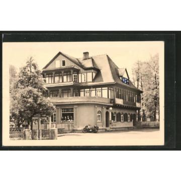 alte AK Sitzendorf, HO-Hotel Zur Linde 1955