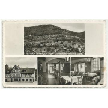 Klaffenbach (Rudersberg) Gasthof &amp; Pension &#034;Zur Linde&#034; 1963 Landpoststempel