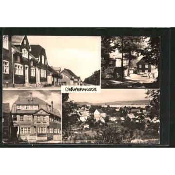 AK Oehrenstock, Ilmenauer Straße, Dorfplatz, Gasthaus Zur Linde, Teilansicht