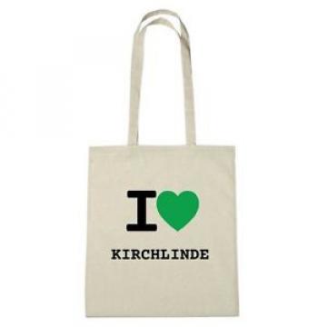 Eco-bag - I love KIRCH-LINDE - Jute Bag Eco-bag - color: natural