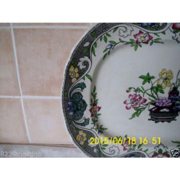 Minton M &amp; Co Linde Pattern Floral Large Meat Platter #2