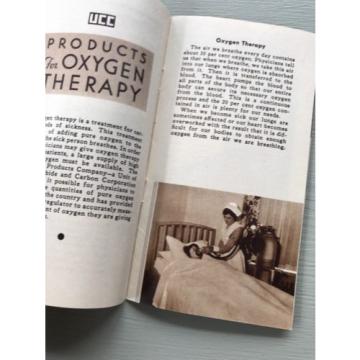 Vintage Linde Oxygen Therapy Brochure Medical Treatments 1934 Hospital Doctor
