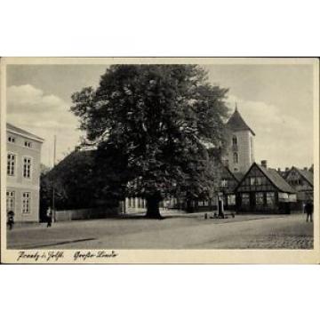 Ak Preetz in Schleswig Holstein, Große Linde, Kirchturm - 1168870
