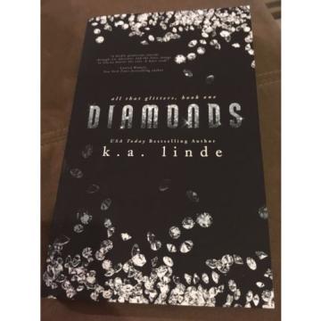 Diamonds by K.A. Linde (2015, Paperback, Signed)