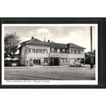 schöne AK Hannover-Kirchrode, Hotel &amp; Gasthaus Zur Linde, Tiergartenstraße 124