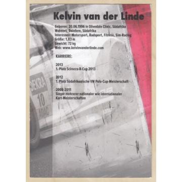 Kelvin van der Linde (ZA) - original signierte Autogrammkarte