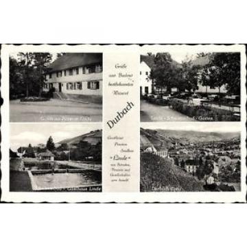 Ak Durbach BW, Gasthaus Pension Linde, Schwimmbad, Totalansicht,... - 10096435