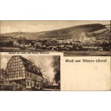 Ak Wippra Sangerhausen am Harz, Gasthof zur Linde, Inh. Arthur... - 1464755