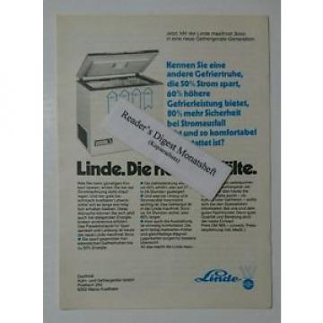 Werbeanzeige/advertisement A5: Linde maxifrost 3000 1980 (041016174)