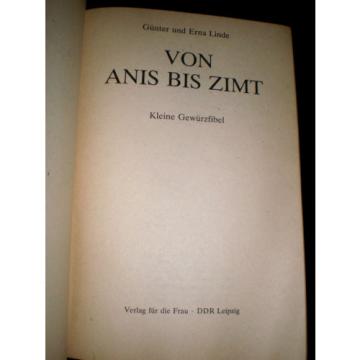 Von Anis bis Zimt von Günter &amp; Erna Linde, Taschenbuch